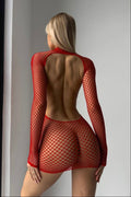 Marta - Bodystocking Rojo